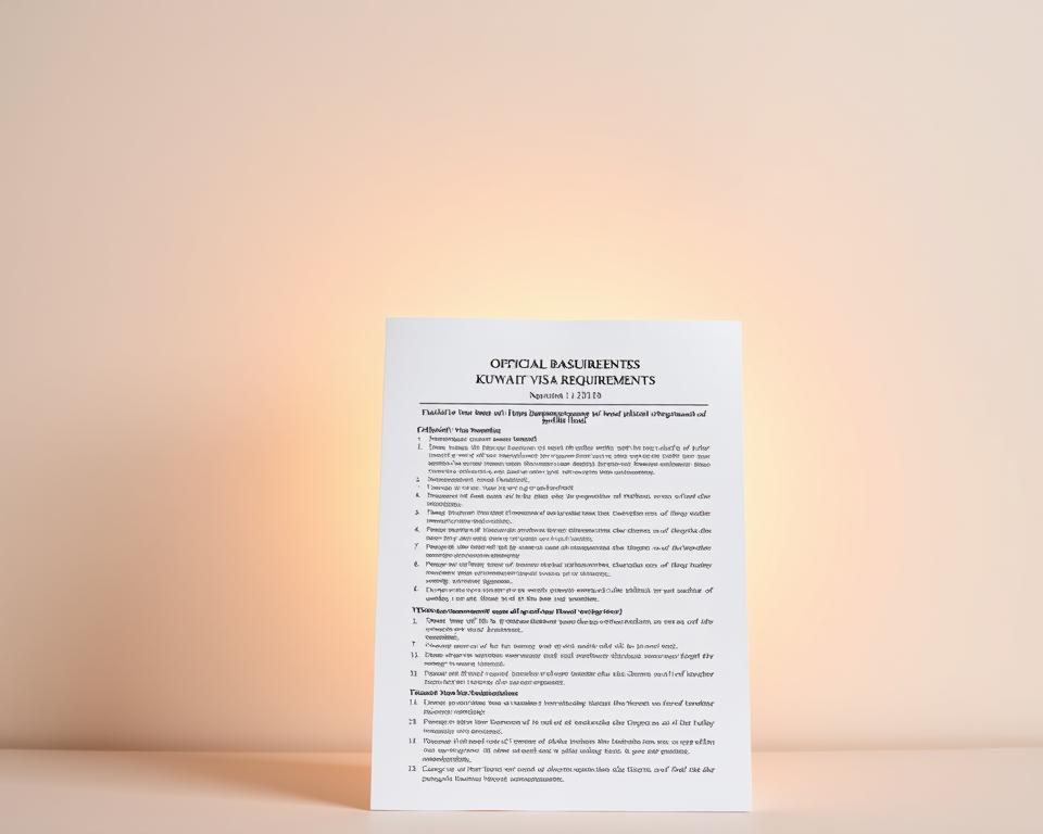 Kuwait Visa Requirements