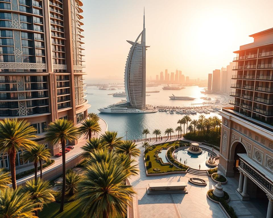 Luxury residential property in Dubai Marina.